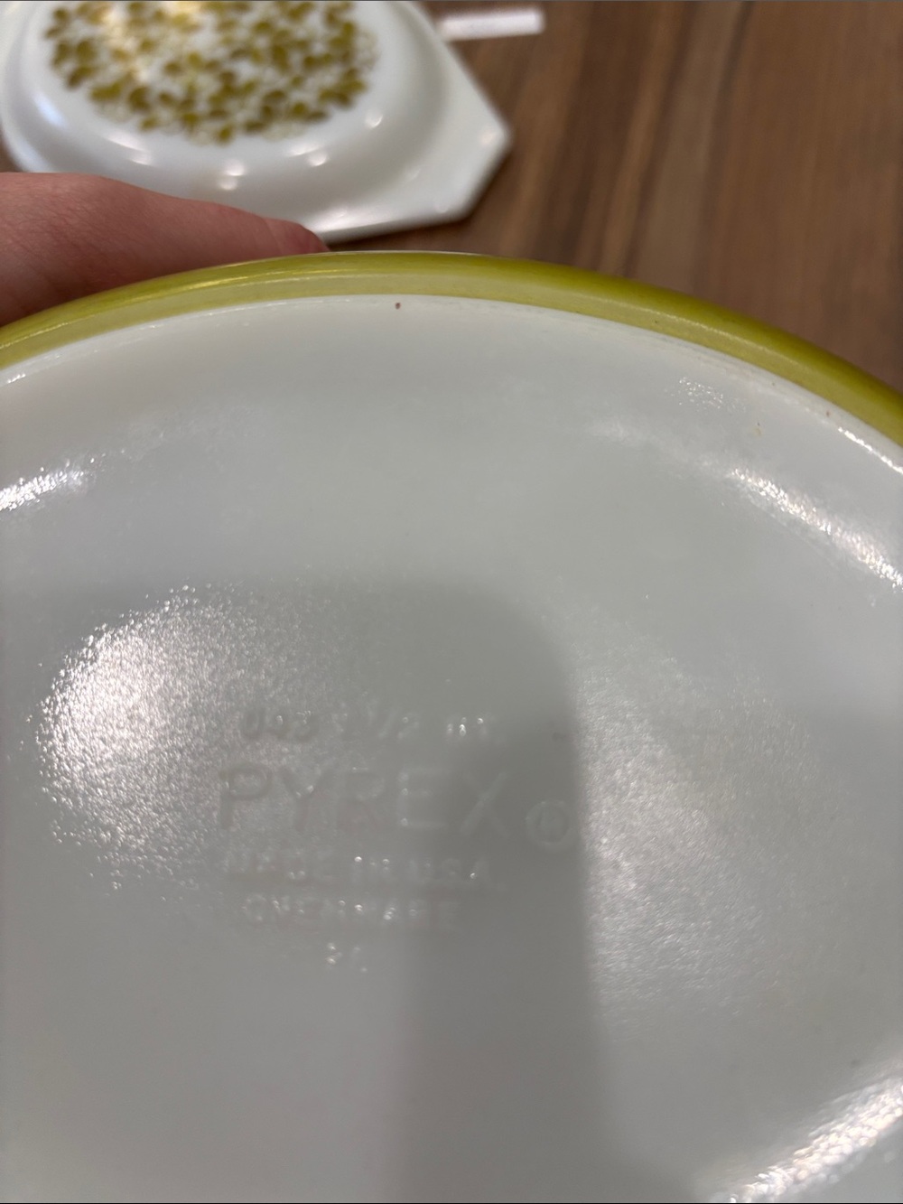 Pyrex 043 Verde - Picture 4 of 4
